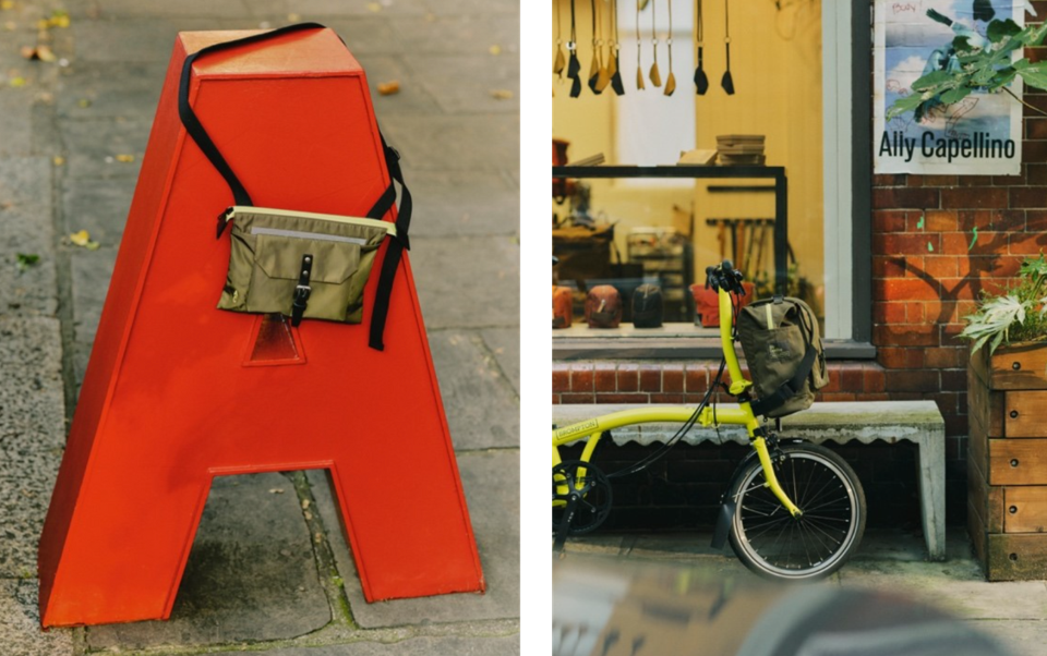 Ally Capellino and Brompton Bikes Unveil Limited Edition Frank Backpac Ally Capellino and Brompton Bikes Unveil Limited Edition Frank Backpac